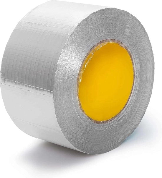 Tape di alluminio rinforzato con tessuto di vetro - Nastro di sigillaggio extra resistente 75mm x 45m