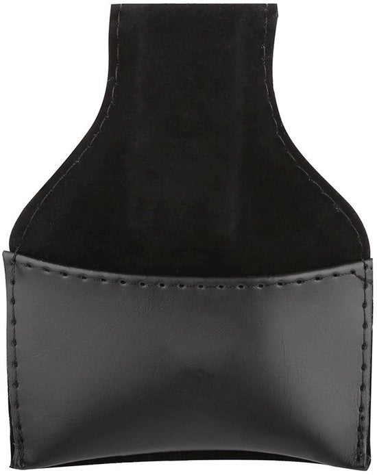 Supporto di Carbone - Materiale PU Sostenibile - Nero - Borsa di Stoccaggio - Utile per il Biliardo - Dimensioni Compresse 12 x 10 cm - Peso Leggero 30g - Borsa di Carbone