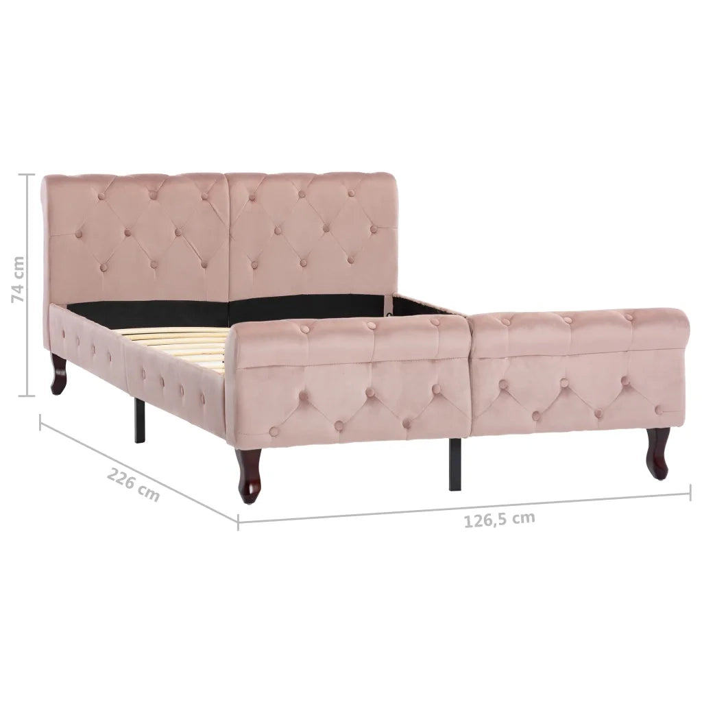 Giroletto Rosa in Velluto 120x200 cm 288566