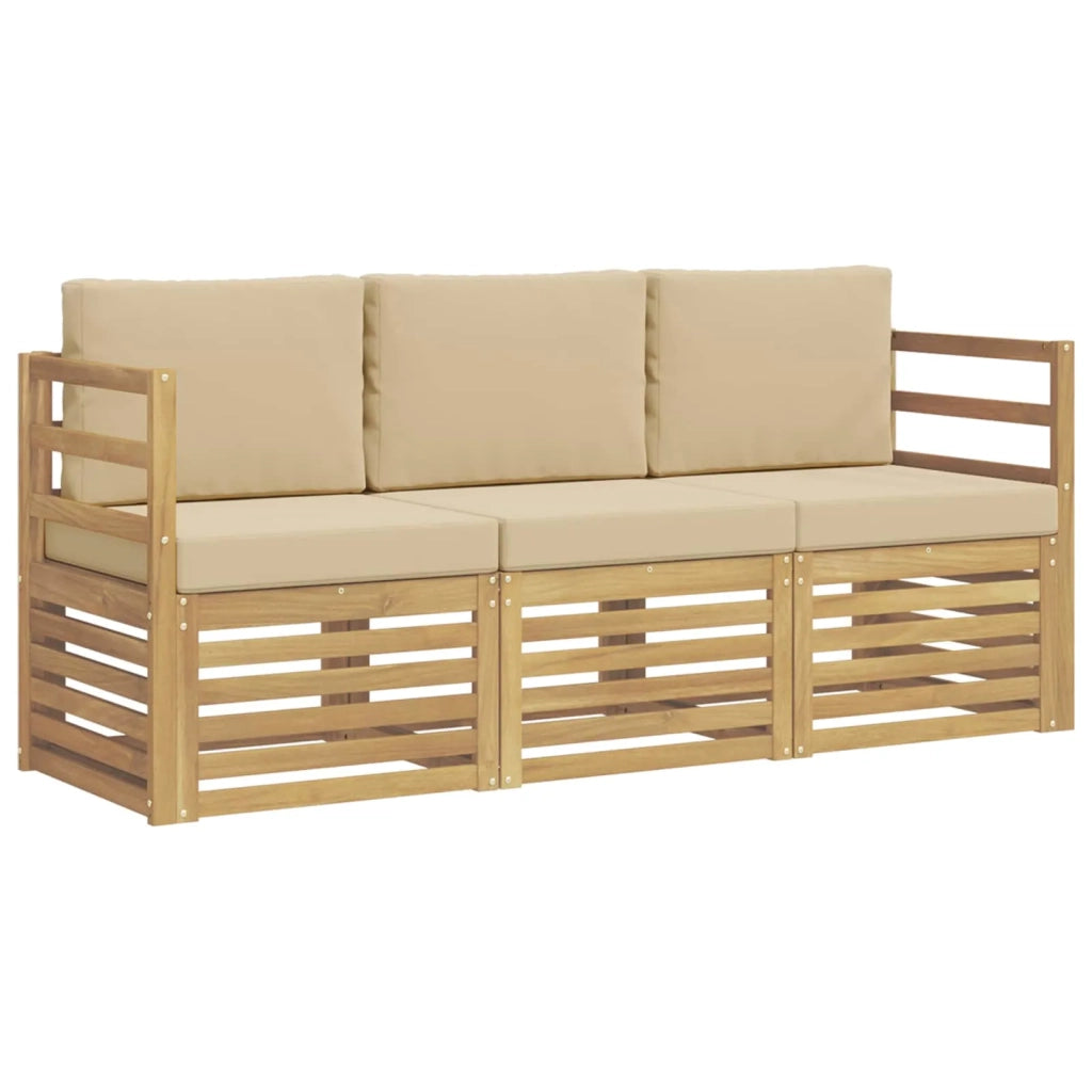 Set divani Legno di Acacia Massello