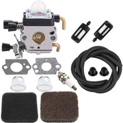Kit di Accensione con Kit di Carburante - Filtro d'Aria - Set di Sincronizzazione Carburatore - Attrezzo di Regolazione Carburatore - Numeri di Riferimento di Ricambio - Lunghezza Totale del Tubo di Carburante 0,6 m - Carburatore per Motore