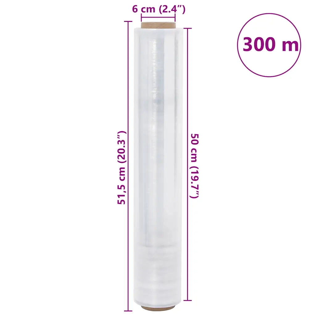 Film Estensibile 2 pz Trasparente 20 ¦Ìm 50 cm x 300 m CFW3913009