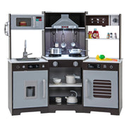 Cucina giocattolo per bambini 110 x 43 x 92 cm con effetti sonori e luminosi stile moderno MDF marrone 20_0011609