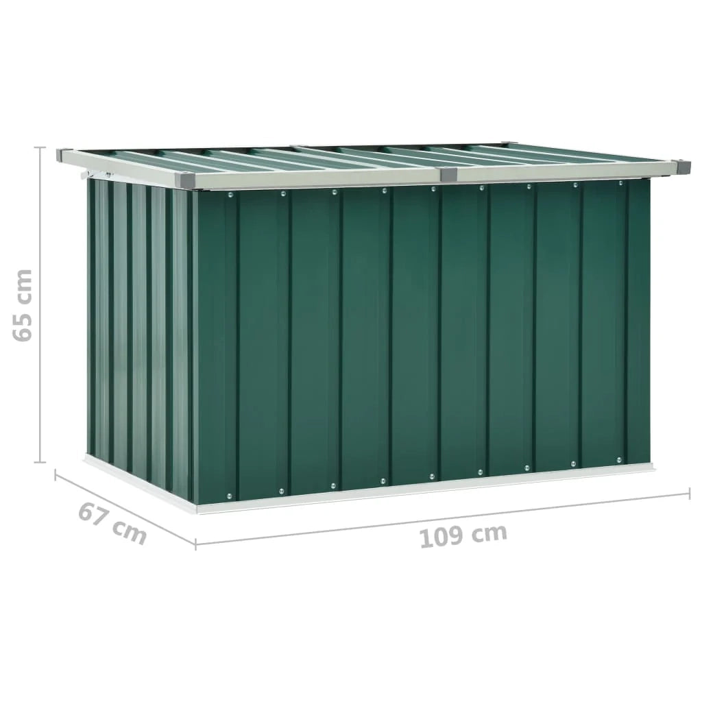 Cassapanca da giardino 109 x 67 x 65 cm verde 02_0013125