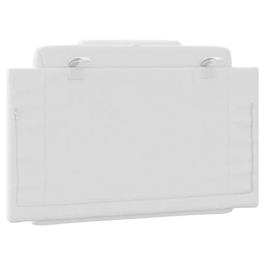 Cuscino Testiera Viana Bianco 80 cm in Similpelle 374761
