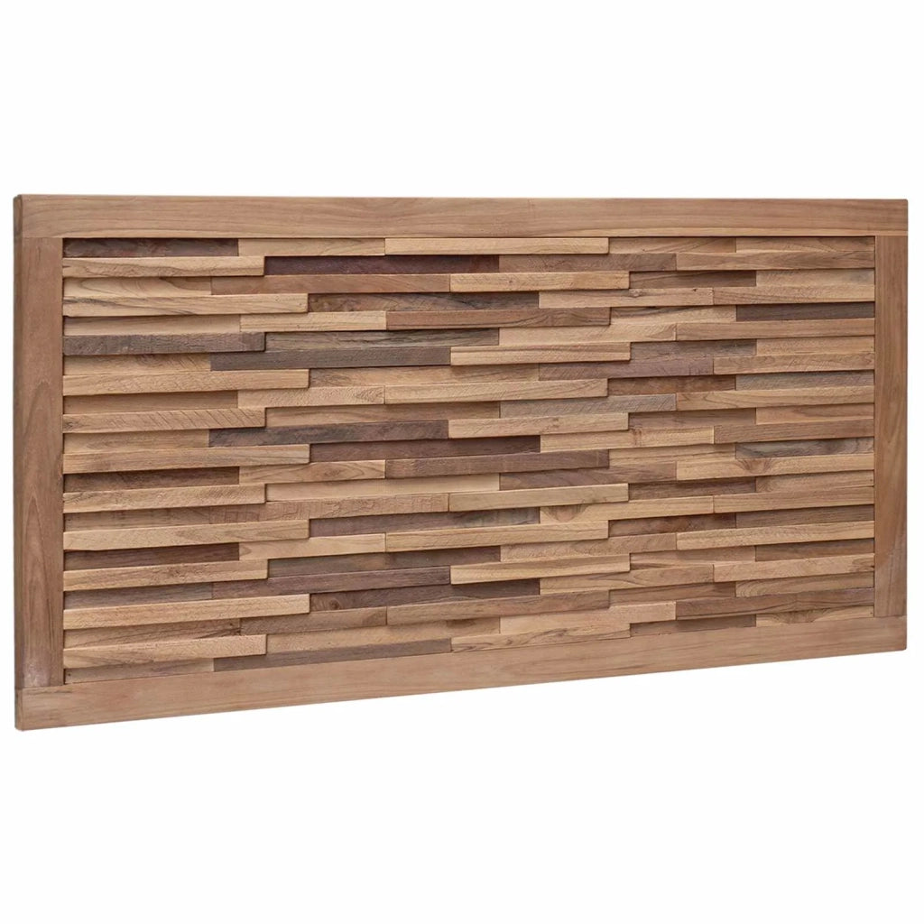 Testiera Naturale Legno di teak solido