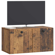 Mobile TV da Muro | Armadietto TV | Mobile Porta TV Legno antico 59,5 x 31 x 30 cm