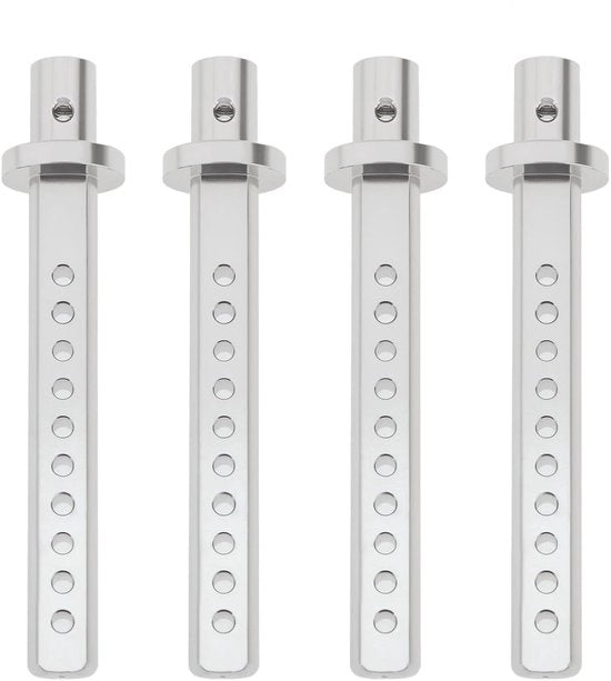 Supporto per Posteriore del Veicolo - 49,5 x 5,5 mm - Adatto per Axial SCX10/RC4WD D90 - Leggero/Duraturo - Fissaggio affidabile - Componenti per Auto a Scala Rc