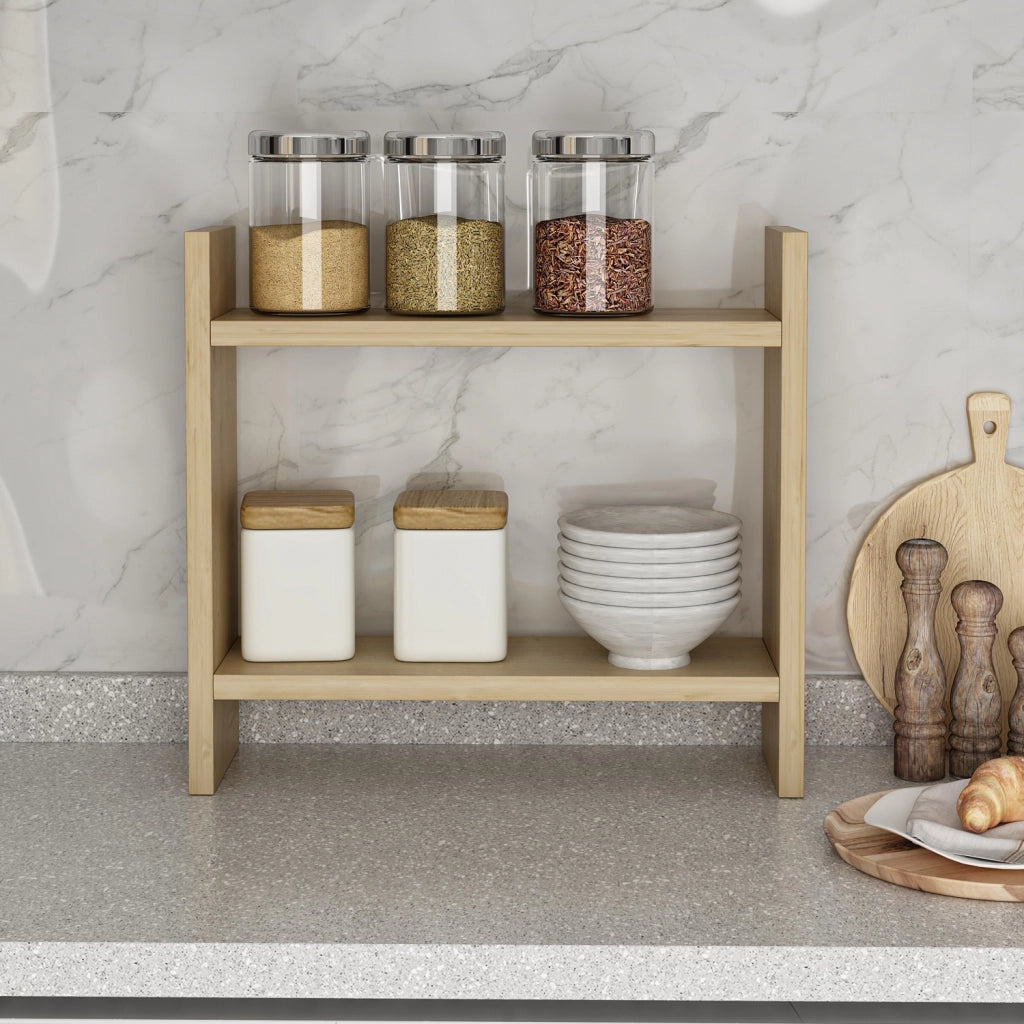 Scaffale da cucina in legno "Denver" - 34 x 10 x 30 cm - Saphir