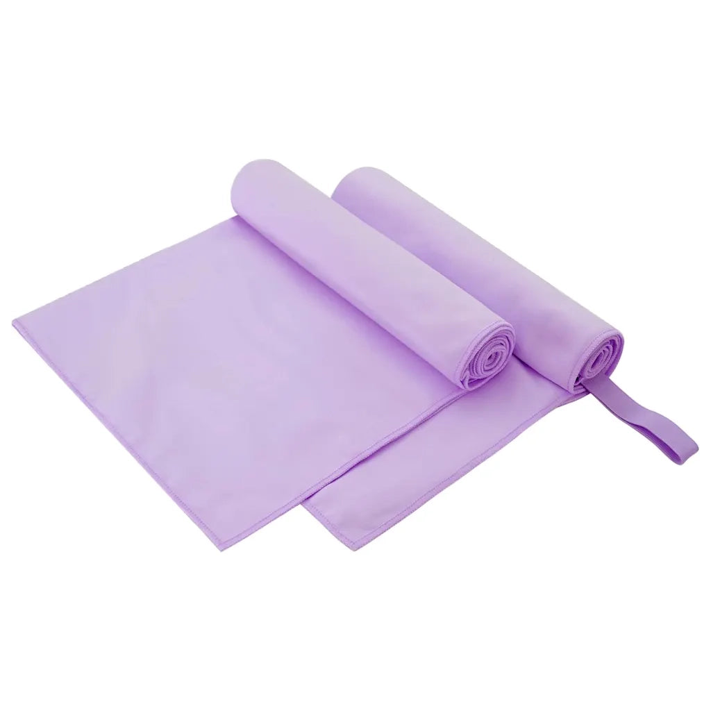Asciugamani Sportivi 2 pcs Viola 100 x 50 cm 42011483