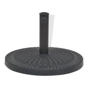 Base per Parasole Circolare in Resina Nera 29 kg CFW5742437