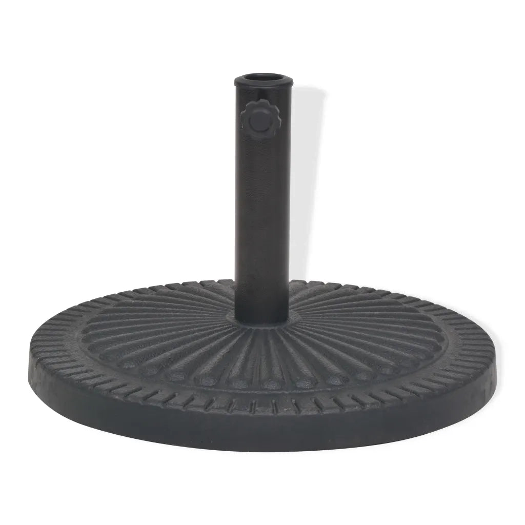 Base per Parasole Circolare in Resina Nera 29 kg CFW5742437