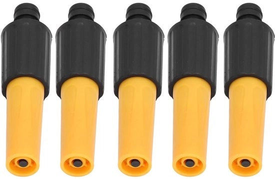 Spruzzatore per giardino a pistola alta pressione - 1/2 pollice connessione rapida - scarico d'acqua regolabile - 5 pezzi - materiale ABS