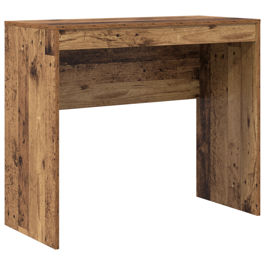 Scrivania con Stoccaggio Legno Vecchio Legno Ingegnerizzato