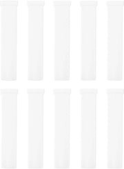 Puntatori di posizionamento 10 pezzi - Scaffale di lavoro a puntatori - Puntatori di posizionamento in plastica - 10x50mm - Impostazione precisa - Bianco - Pennarelli di posizionamento