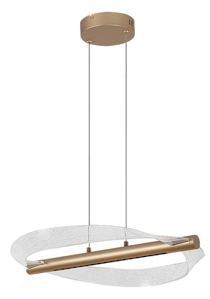 Lampada sospesa LED Olyssia Rabalux oro ondulata IP20