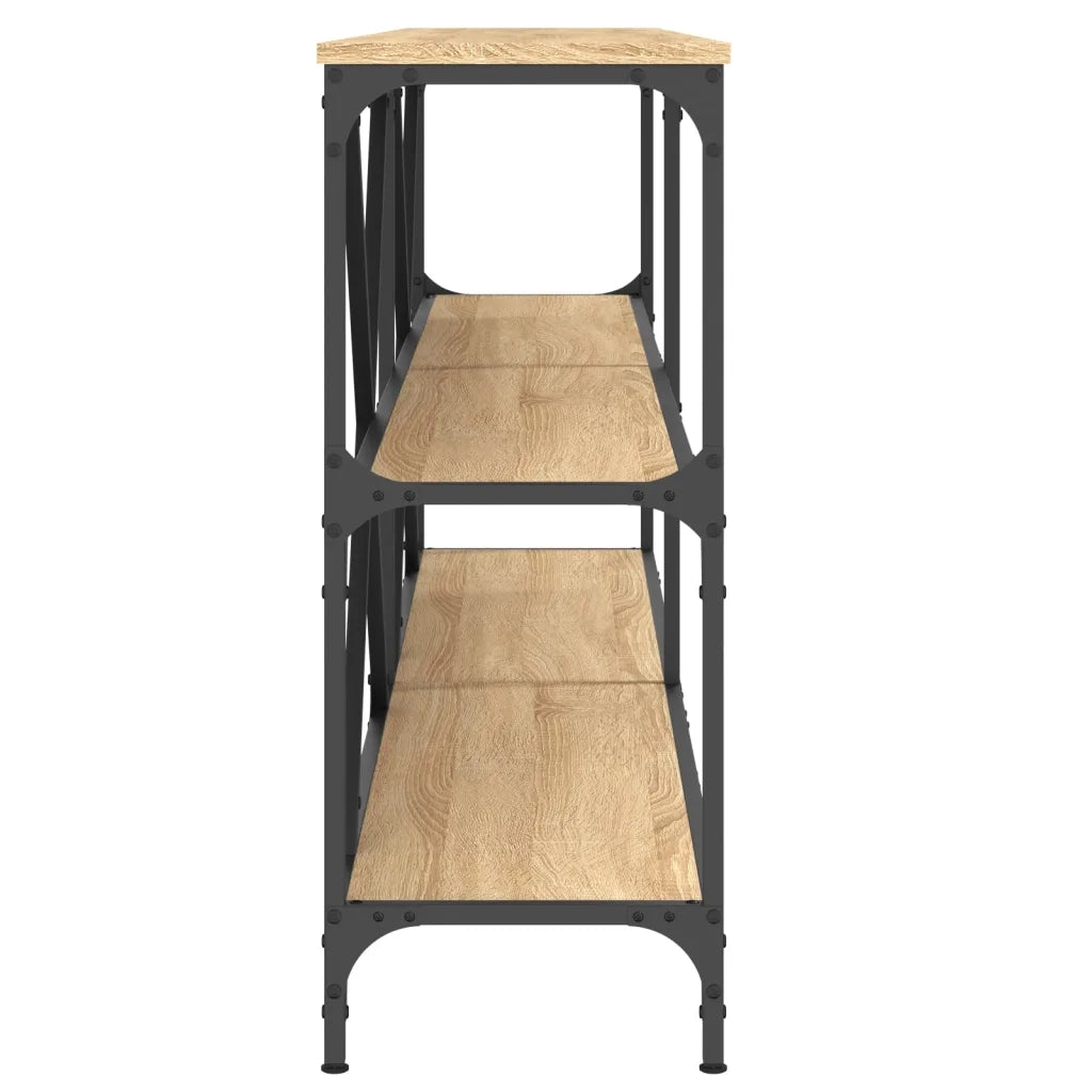 Tavolo Consolle | Tavolo d'Ingresso Rovere Sonoma 180x30x75 cm Multistrato e Ferro