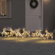 Renne LED con 40 LED 7 pcs Oro PET 3399389