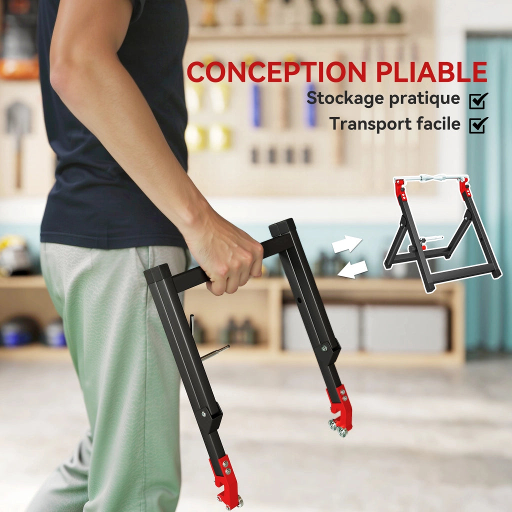 Equilibratore Ruote Moto ¨C zephmum ¨C Nero 40x39,5x40,5cm