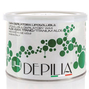 Trade Shop - Barattolo Cera Depilatoria Liposolubile Aloe Titanio 1.14 400 Ml Depilazione -