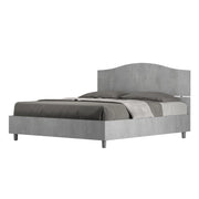Letto Matrimoniale 160x190 cm Dores - Con rete,Grigio