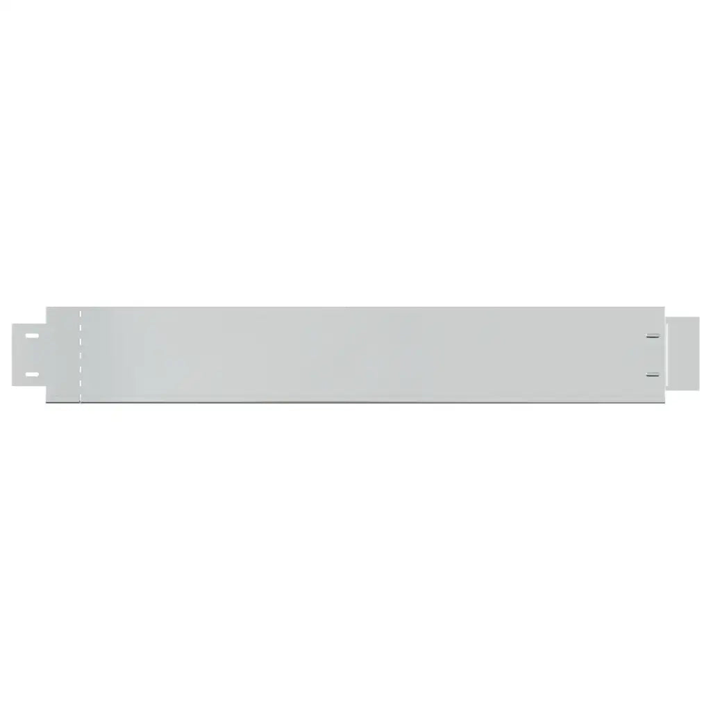 Set 10 pz Bordo prato flessibile in acciaio galvanizzato 100 x 14 cm 271782