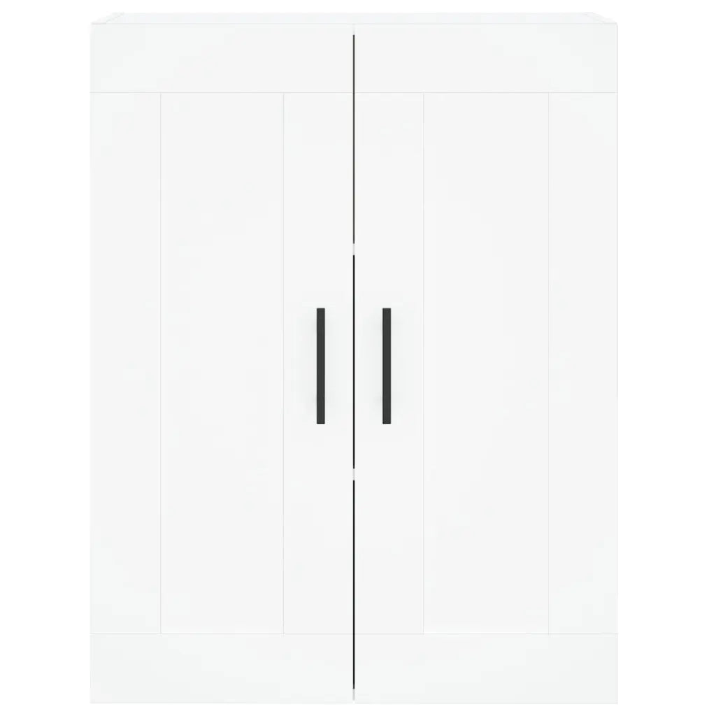 vidaXL Credenza Bianca 69,5x34x180 cm in Legno Multistrato