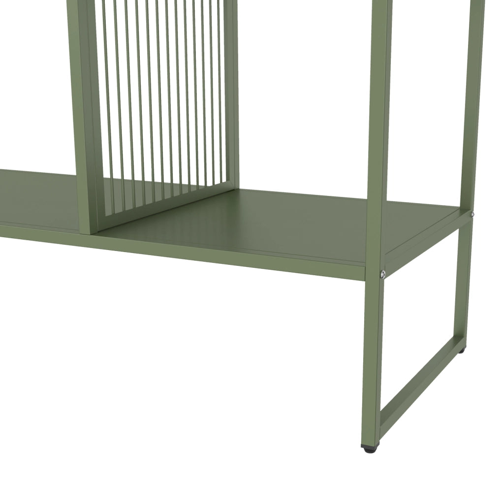 Scaffale in metallo verde kaki EMILIA