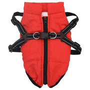 Cappotto Cani Imbracatura Impermeabile Riflettente Rosso L36 CFW9922461