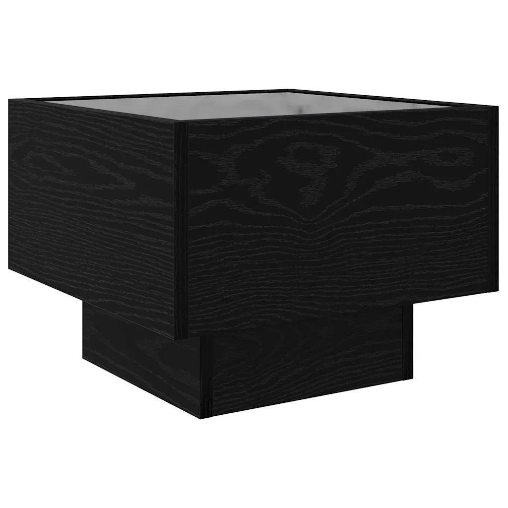 Tavolino da salotto Rovere nero 40 x 40 x 30 cm 879658