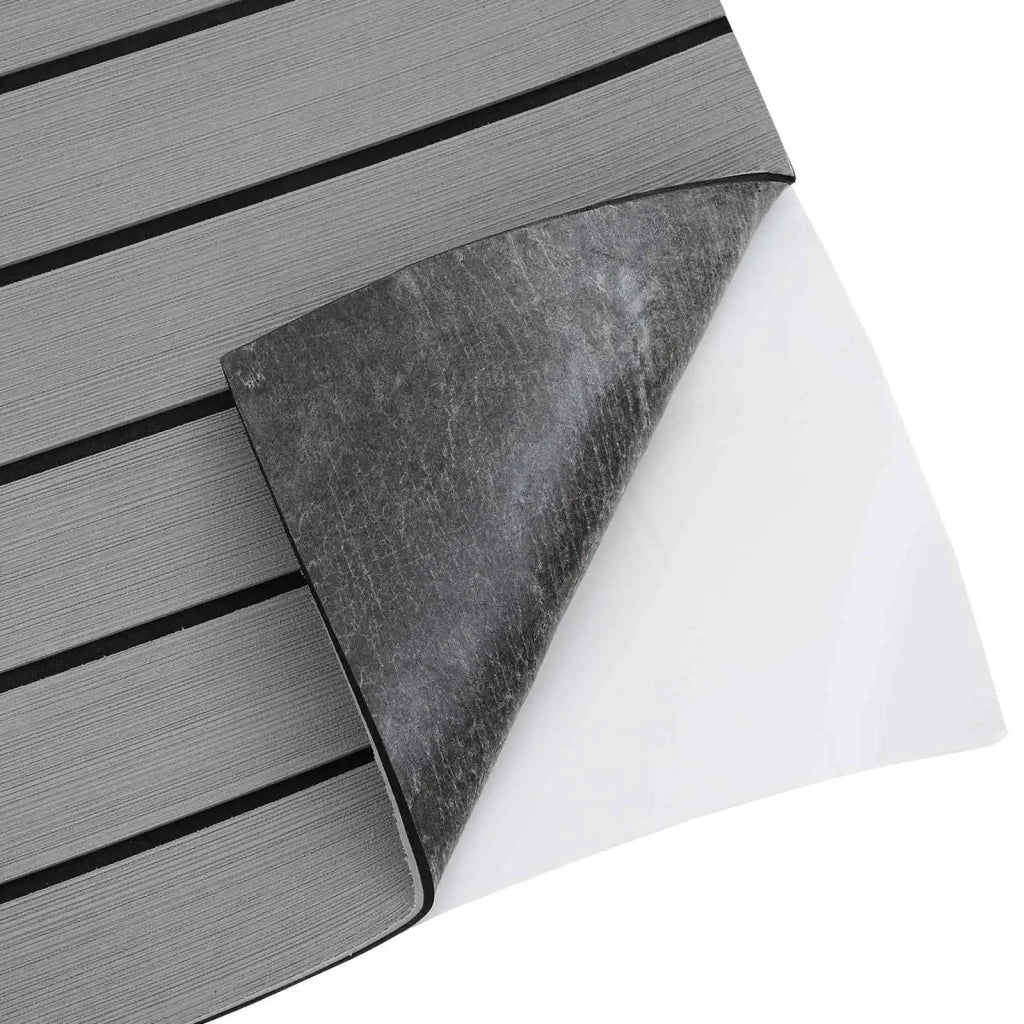Tappetino per Barche Grigio Chiaro e Nero 240 x 90 cm EVA CFW9877266