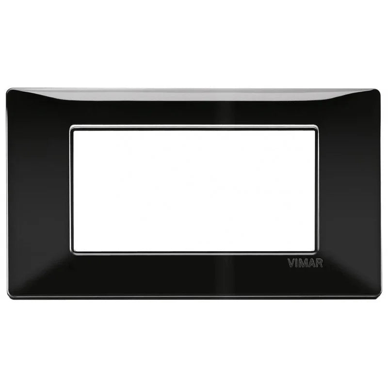 Vimar Plana placca 4 moduli colore nero 14654.05