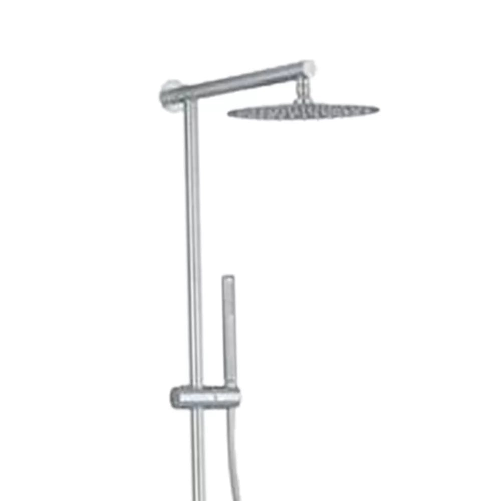 Colonna doccia con miscelatore esterno in acciaio inox - Serie X Style Inox