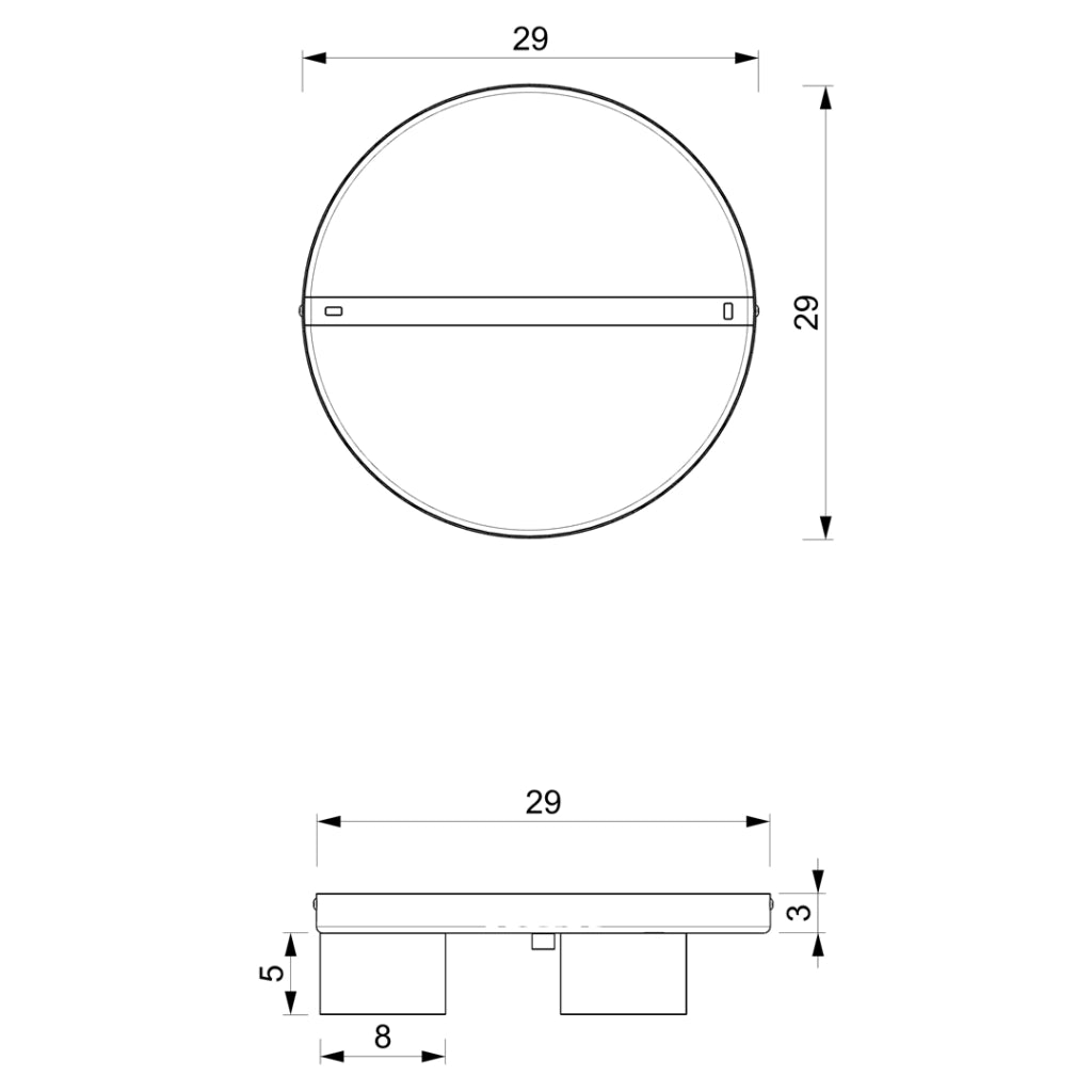 Plafoniera Dixie MLP7556 3x20W GX53 rosa Milagro metallo