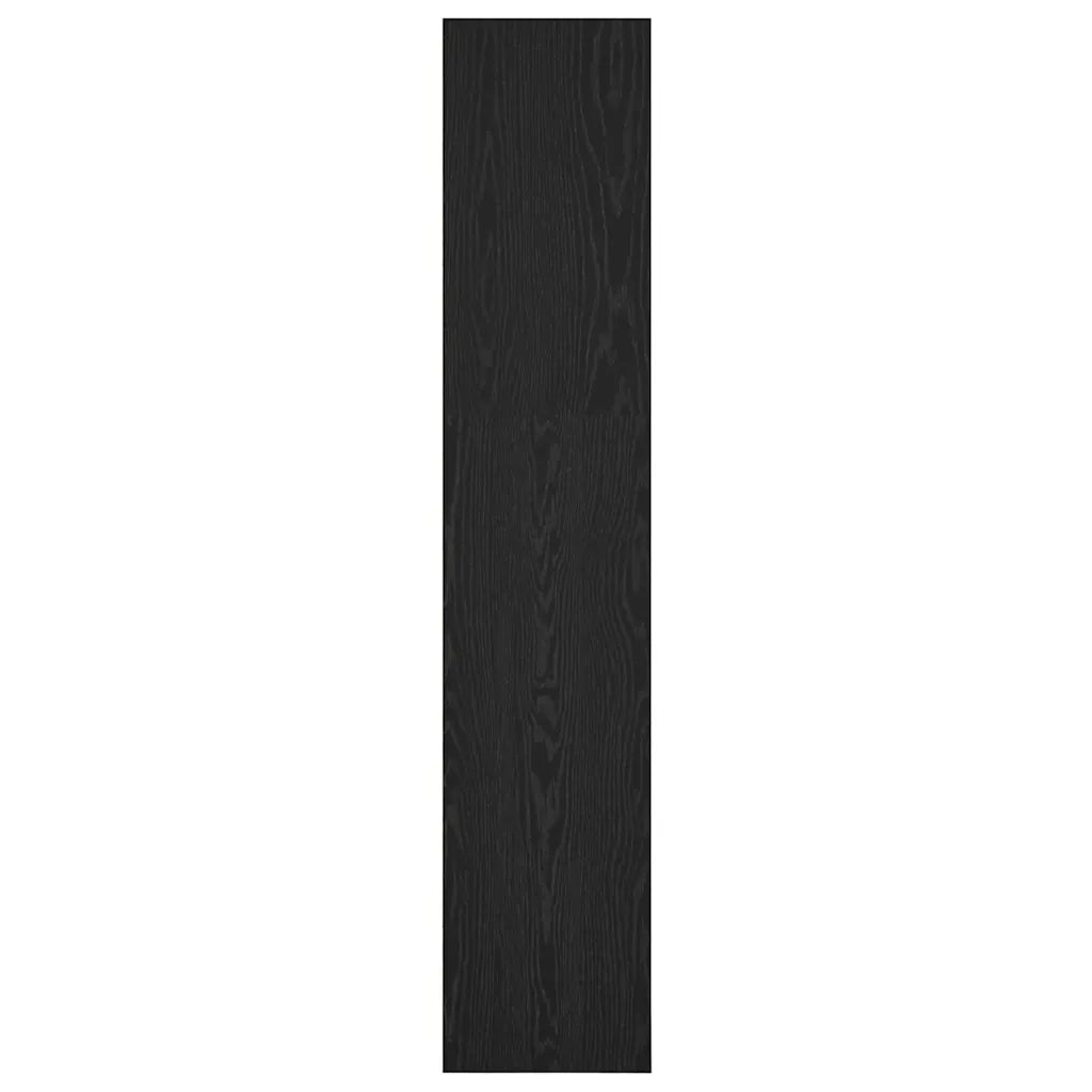 vidaXL Libreria Rovere nero 40 x 30 x 152 cm Legno multistrato