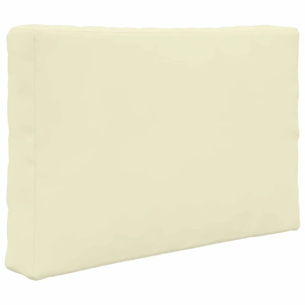 Cuscino per divano da esterno 3 pcs Crema Poliestere
