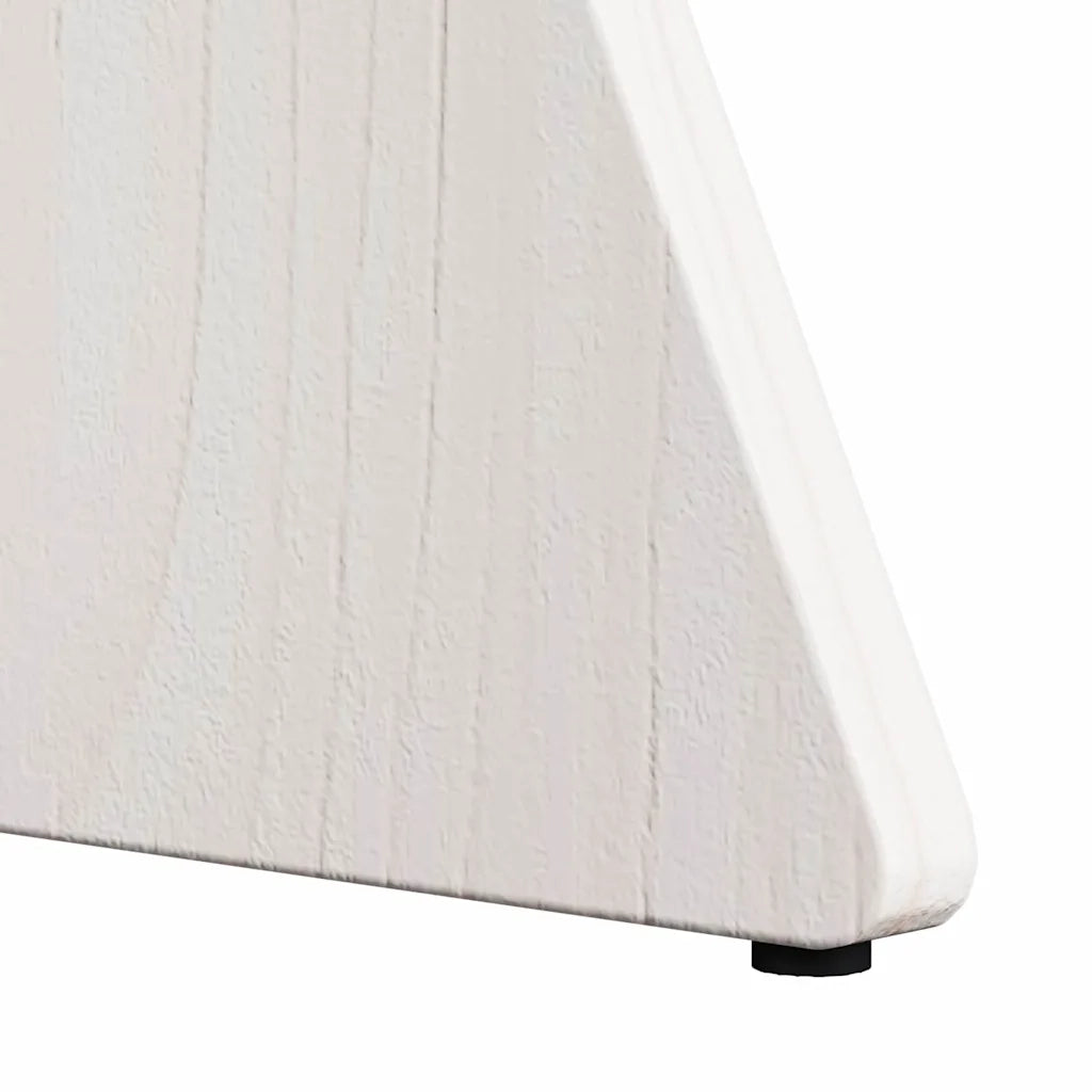vidaXL Tavolino da salotto 3 pcs Bianco 49 x 49 x 30 cm