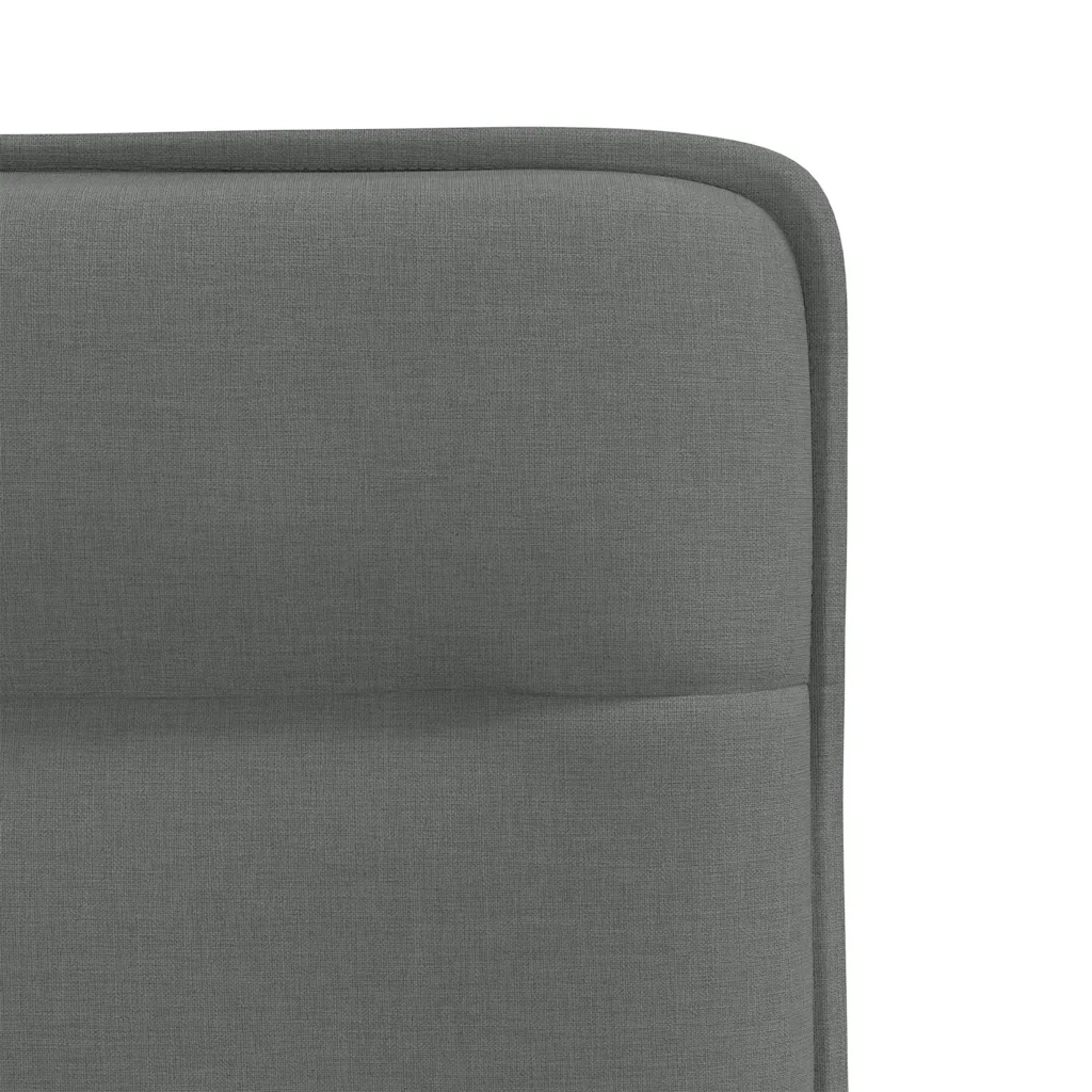 Sedie da Pranzo 4 pz Grigio Scuro in Tessuto 3315321