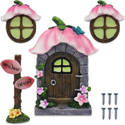 Set di Porte e Finestre Luminose per Alberi - Decorazione Giardino