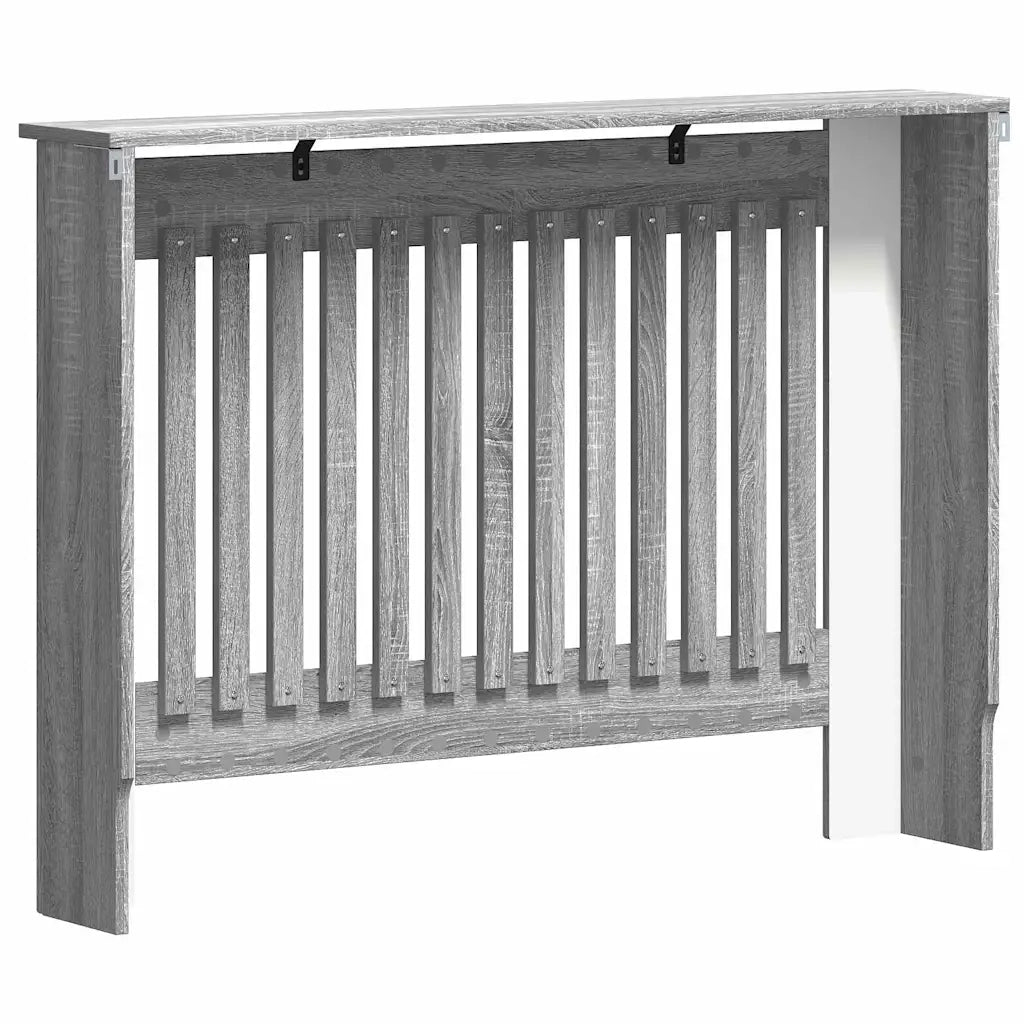 Copertura per radiatori Grigio Sonoma 112 x 19 x 81,5 cm