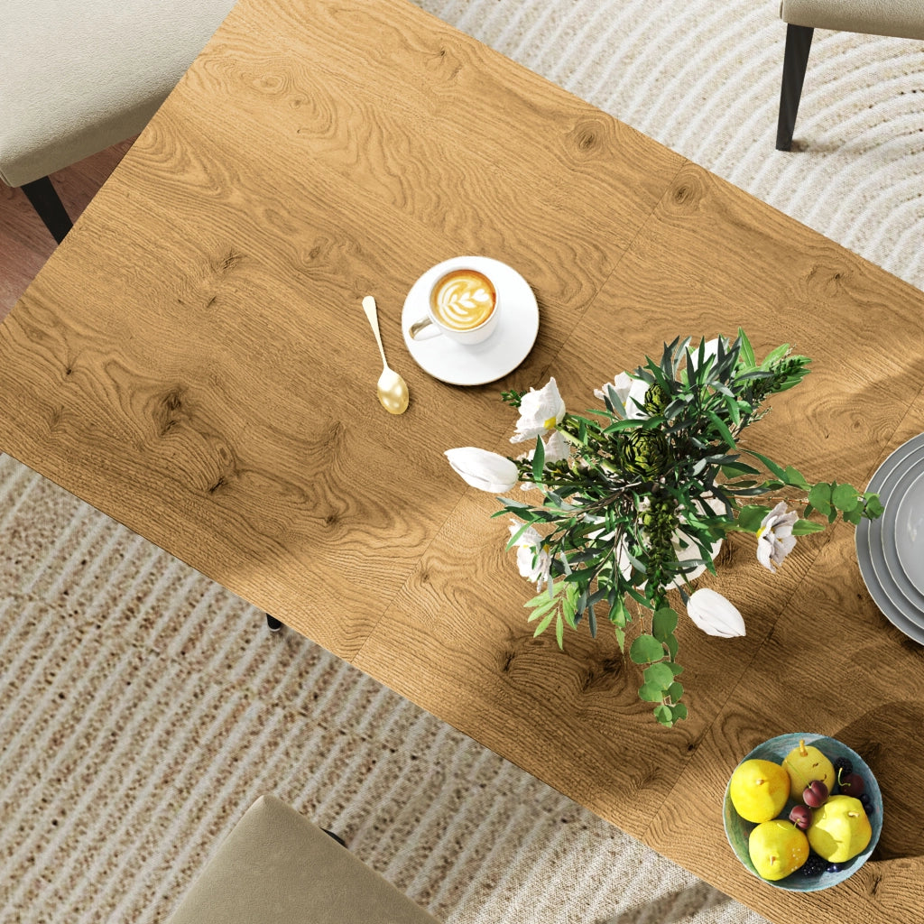 Tavolo da Pranzo Allungabile per 6-8 Persone ¨C zephmum ¨C Nero