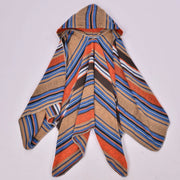 Sciarpa da donna spessa in jacquard di cashmere a righe, stile europeo e americano.
