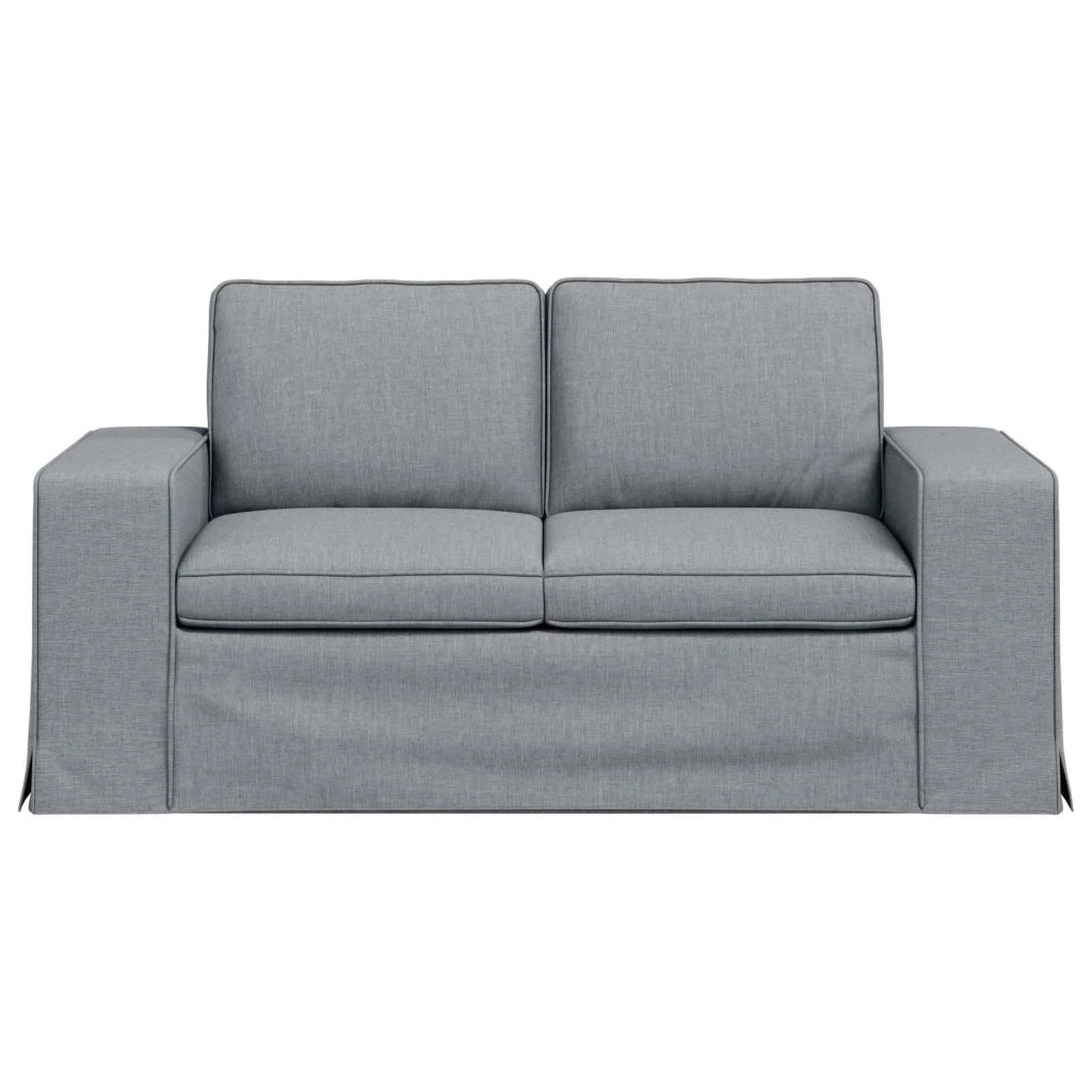 Divano Grigio chiaro 162 x 80 x 82 cm Tessuto