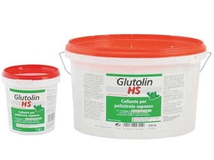 COLLANTE PER POLISTIROLO ESTRUSO GLUTOLIN HS- - kg.1 - 2 pezzi GLUTOLIN