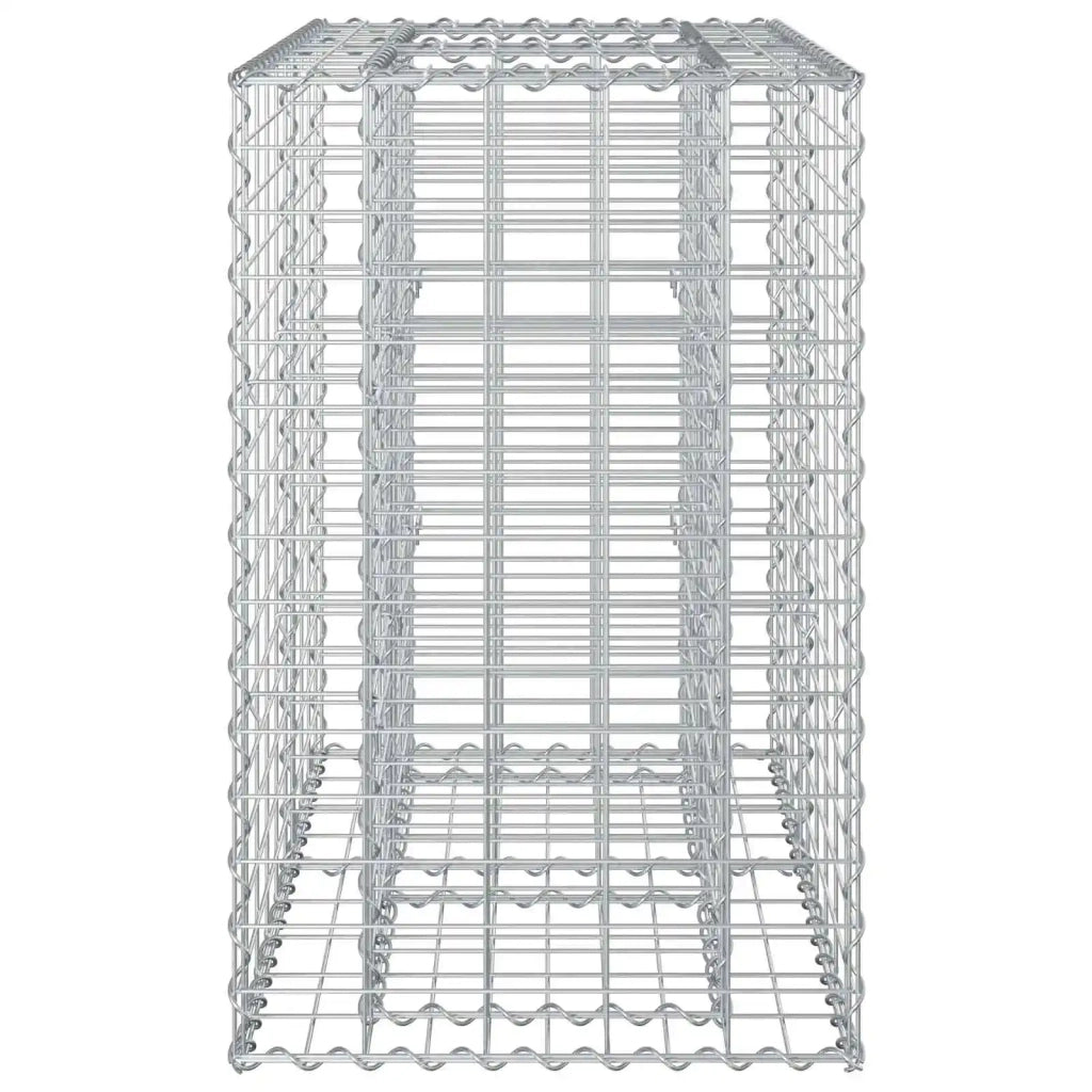 Letto rialzato in gabbione Argento 42033327
