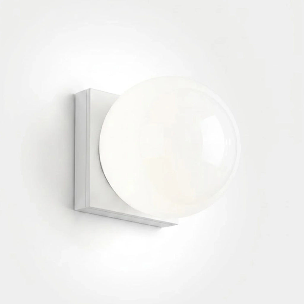 Plafoniera Moderna Dot Metallo Bianco Opaco Led 8W Ip40