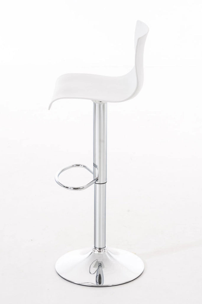 2 Sgabelli Alti HOVER in Polipropilene bianco