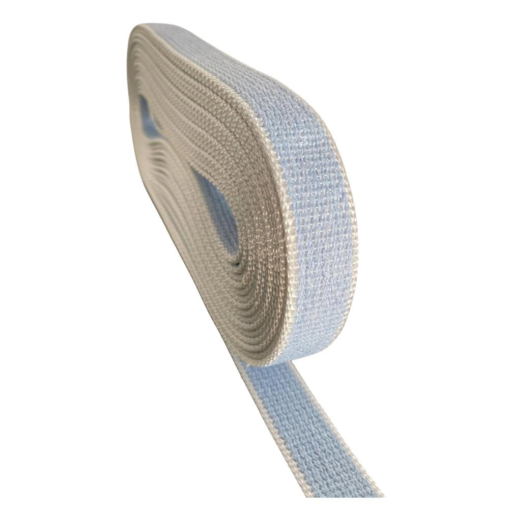 Cintino in cotone 22 mm per Tapparella Colore Celeste da 7,5 metri per portafinestra