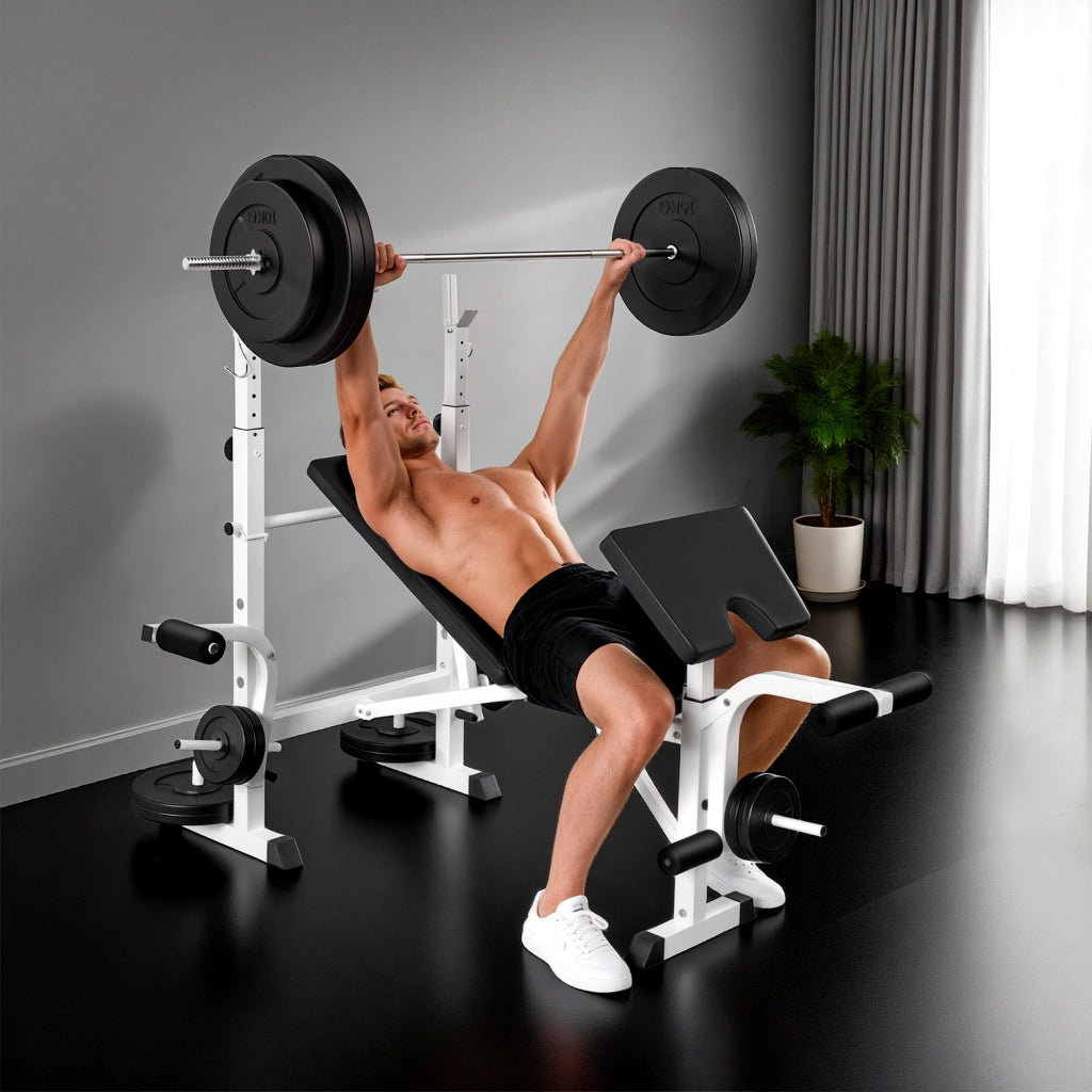Panca Inclinabile per Palestra con Attrezzi ¨C zephmum ¨C Regolabile