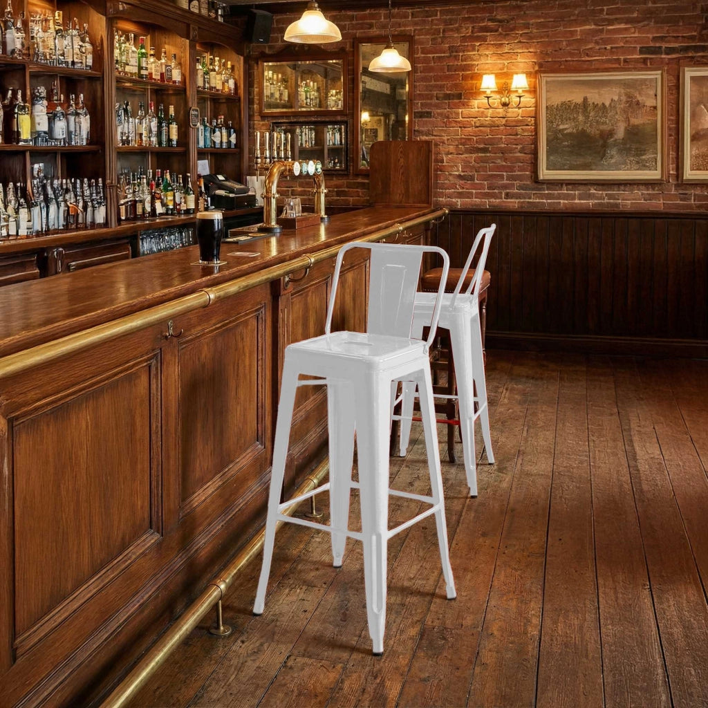 Set di 4 sgabelli da bar Mason 10